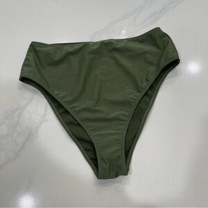Olive Green Women's Swim Bottom